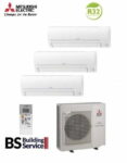 Aer conditionat Mitsubishi Electric Multisplit MXZ-3HA50+3xMSZ-HR25K (3×9000 BTU) R32