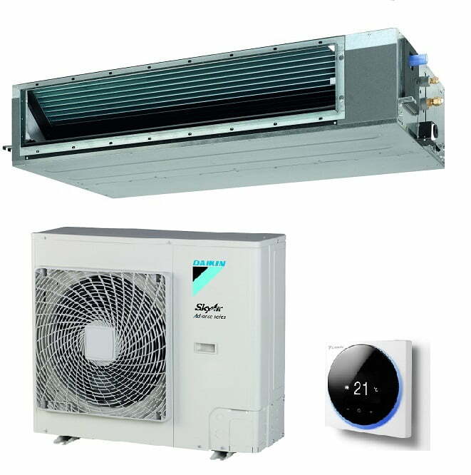 Aparat de aer conditionat tip duct Daikin SkyAir Advance-series Bluevolution FDA125A-RZASG125MV1 Inverter 42000 BTU - Telecomanda inclusa Aparat de aer conditionat tip duct Daikin SkyAir Advance-series Bluevolution FDA125A-RZASG125MV1 Inverter 42000 BTU - Telecomanda inclusa