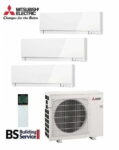 Aer conditionat Mitsubishi Electric Multisplit MXZ-3F68VF+3xMSZ-EF25VGKW (3×9000 BTU) Kirigamine Zen Alb