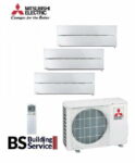 Aer conditionat Mitsubishi Electric Multisplit MXZ-4F72VF+2xMSZ-LN25VGV+MSZ-LN35VGV (2×9000 BTU+1×12000 BTU) R32 Alb perlat