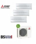 Aer conditionat Mitsubishi Electric Multisplit MXZ-4F72VF+2xMSZ-LN25VGV+MSZ-LN35VGV (2×9000 BTU+1×12000 BTU) R32 Alb perlat