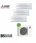 Aer conditionat Mitsubishi Electric Multisplit MXZ-4F72VF+2xMSZ-LN25VGV+MSZ-LN35VGV (2×9000 BTU+1×12000 BTU) R32 Alb perlat