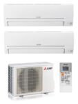 Aer conditionat Mitsubishi Electric Multisplit MXZ-2HA50 +MSZ-DW25VF +MSZ-DW35VF (1×9000 BTU + 1x12000 BTU) R32